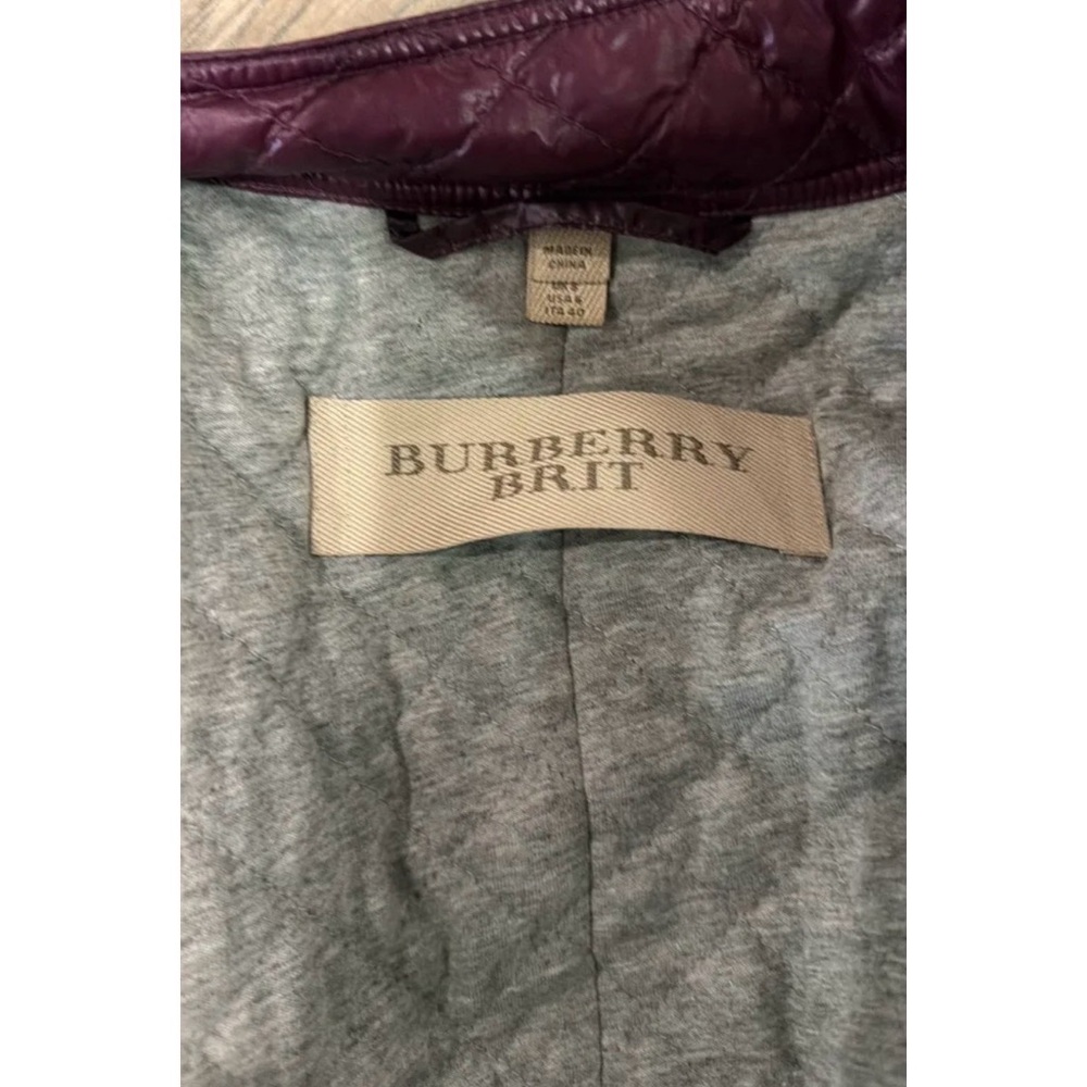 Burberry Purple Biker Jacket - Picture 7 of 8